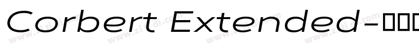 Corbert Extended字体转换 Corbert Extended字体转换